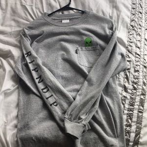 Grey Rip n Dip Longsleeve